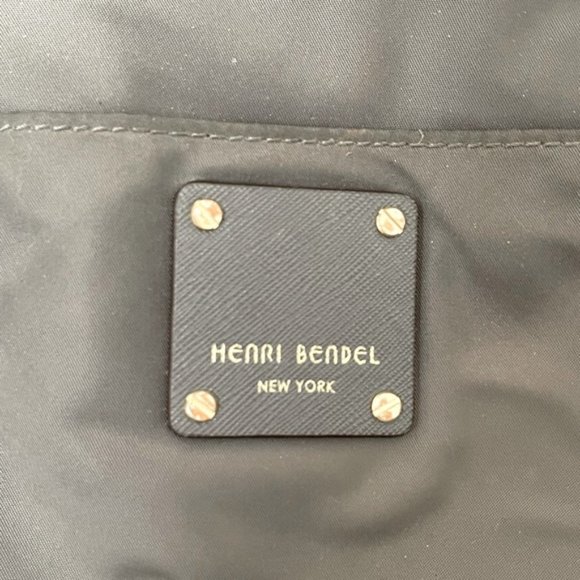 Henri Bendel New York Jetsetter gray convertible totebackpack & purple lining main image 11